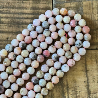 Pink Opal Bead Strand - 8mm