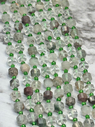 Garden Quartz Cathedral Beads Strand - 7mm