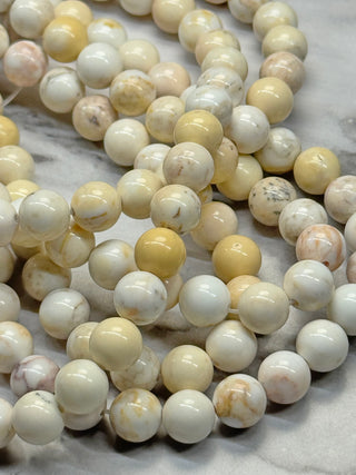 Magnesite Beads Strand - 8mm