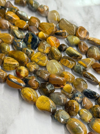 Pietersite Tumbled Beads Strand - 5-10mm