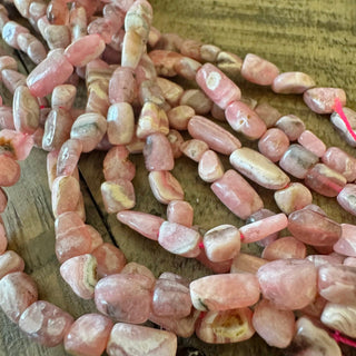 4-6mm Rhodochrosite Nugget Bead Strand