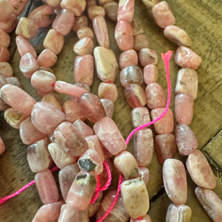 4-6mm Rhodochrosite Nugget Bead Strand