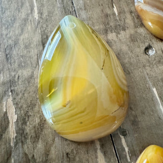 5pc Banded Agate Pendants