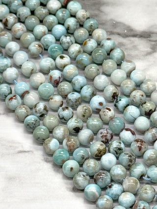 Larimar Beads Strand - 6mm - 8mm