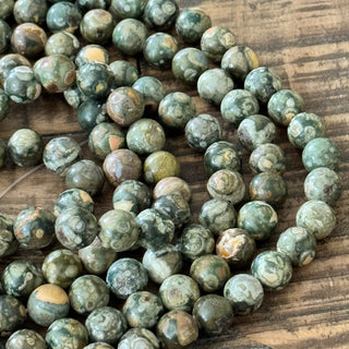 Rhyolite Bead Strand - 4mm - 6mm - 8mm - 10mm