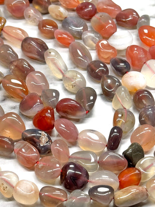 Agate Tumble Beads Strand - 8-16mm