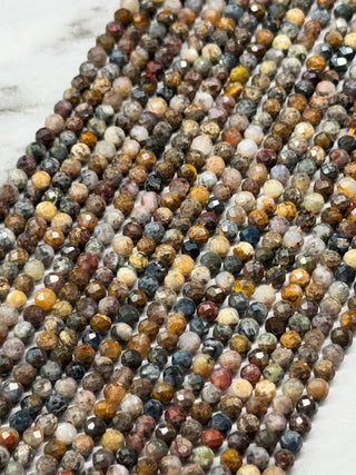 Pietersite Faceted Beads Strand - 3mm