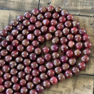 Berry Chalcedony Beads - 8mm