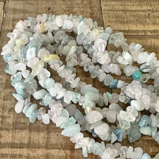 5-8mm Morganite Chip Bead Strand