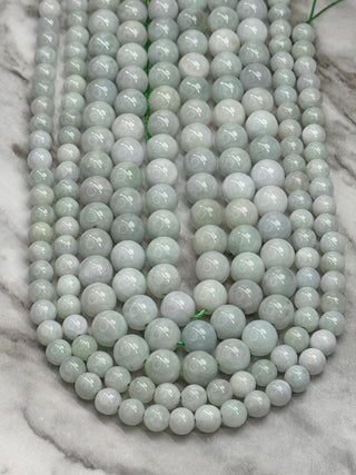 Jadeite Bead Strand - 4mm - 6mm - 8mm - 10mm