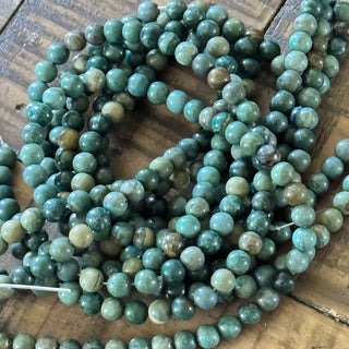 Shoushan Jade Bead Strand - 6mm