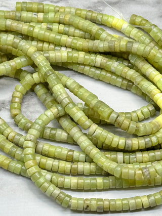 Vesuvianite Heishi Beads Strand - 4x2mm