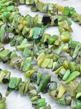 Serpentine Chip Beads Strand - 2-11mm