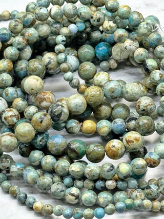 Variscite Beads Strand - 4mm - 6mm - 8mm