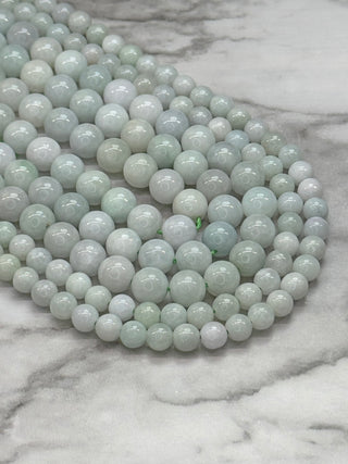 Jadeite Bead Strand - 4mm - 6mm - 8mm - 10mm