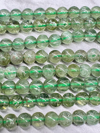 Green Apatite Bead Strand - 4mm