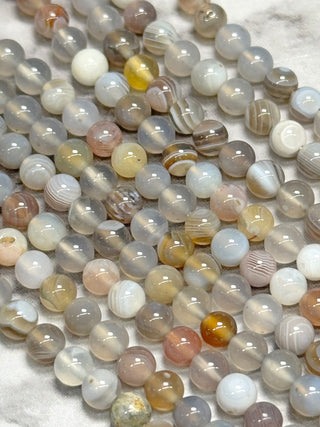 Botswana Agate Beads Strand - 4mm