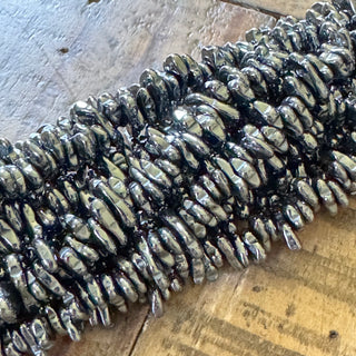 Hematite Chip Bead Strand - 5-9mm