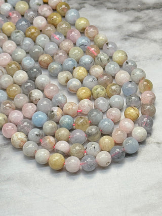 Morganite Beads Strand - 6.5mm