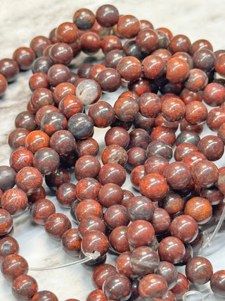 Brecciated Jasper Beads Strand - 6mm - 8mm