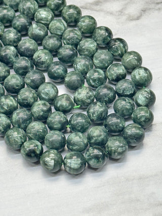 Grade A Seraphinite Beads Strand - 8mm