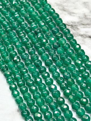 Quartz Faceted Beads Strands - 4mm