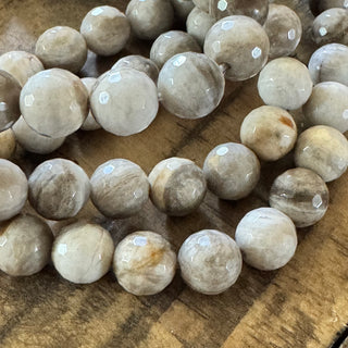 Silver Leaf Jasper Bead Strand - 8mm