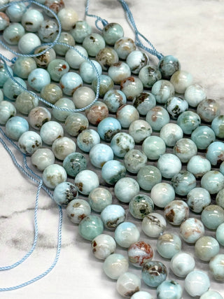 Larimar Beads Strand - 6mm - 8mm