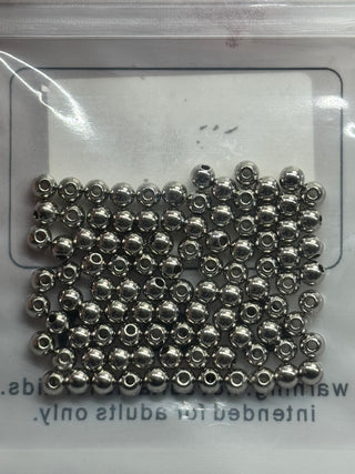 Stainless Steel Beads - 4mm - 6mm - 8mm