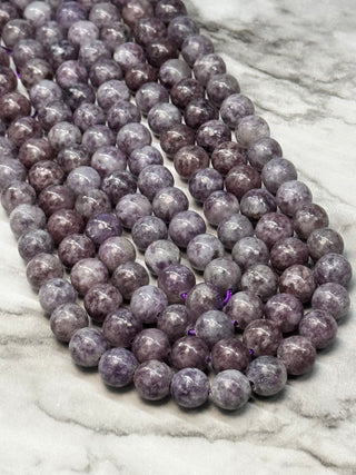 Lepidolite Bead Strand - 8-8.5mm