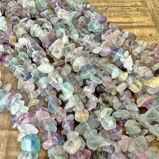 5-8mm Fluorite Chip Bead Strand