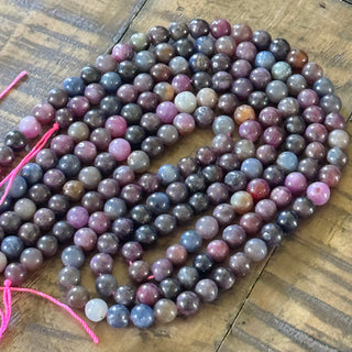 Ruby & Sapphire Bead Strands - 6mm
