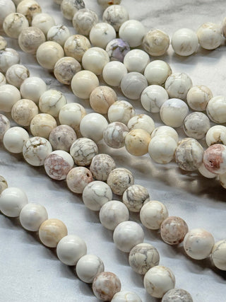 Magnesite Beads Strand - 8mm