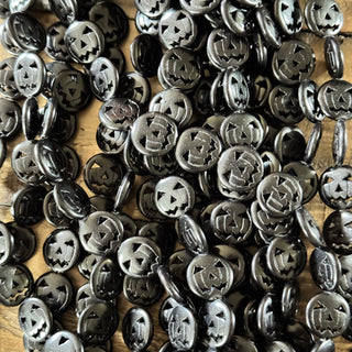 Howlite Pumpkin Bead Strand - 15mm