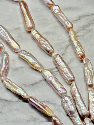 Freshwater Stick Pearl Beads Strand - 23-25mm