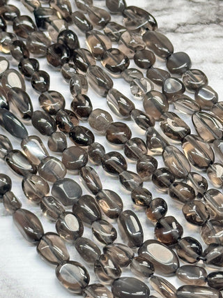 Ice Obsidian Tumbled Nuggets Beads Strand - 5-8mm