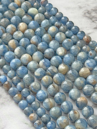 Grade AB Kyanite Beads Strand - 6mm - 8mm
