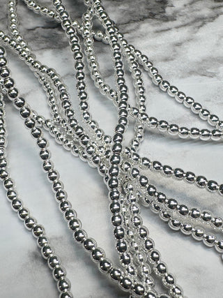 Hematite Beads Strand - 2mm - 4mm - 6mm - 8mm - Silver - Gold - Light Gold