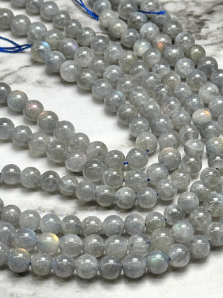 Grade AA Labradorite Beads Strand - 5mm - 6mm - 8mm