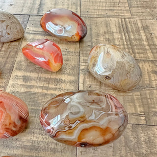 Madagascar Sardonyx Agate Palm Stones