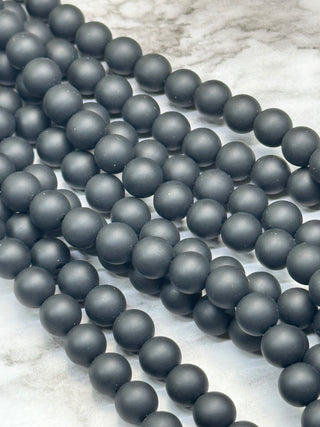 Onyx Matte Beads Strand - 8mm