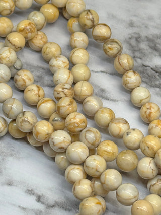 HuBei Turquoise Beads Strand - 6mm - 8mm