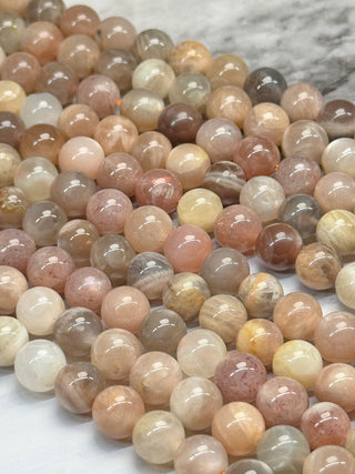 Multi Moonstone Bead Strand - 4mm - 6mm - 8mm