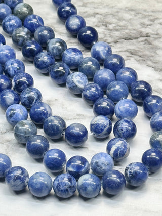 Sodalite Beads Strand - 12mm