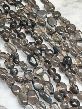 Ice Obsidian Tumbled Nuggets Beads Strand - 5-8mm