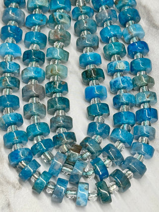 Apatite Heishi Bead Strand - 6x3mm