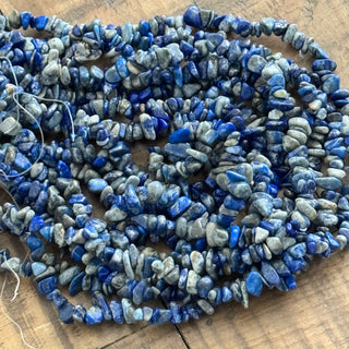 Lapis Lazuli Chip Bead Strand - 5-8mm
