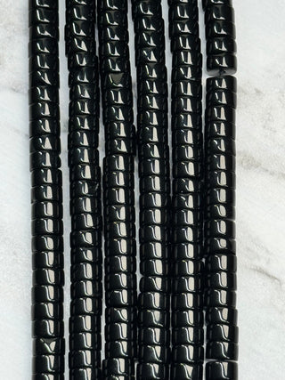 Onyx Heishi Beads Strand - 6x3mm