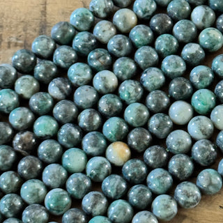 Dioptase Bead Strand - 8mm