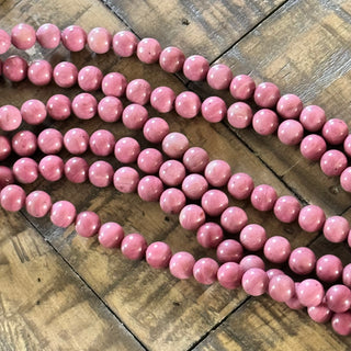 Grade A Rhodonite Beads Strand - 8mm